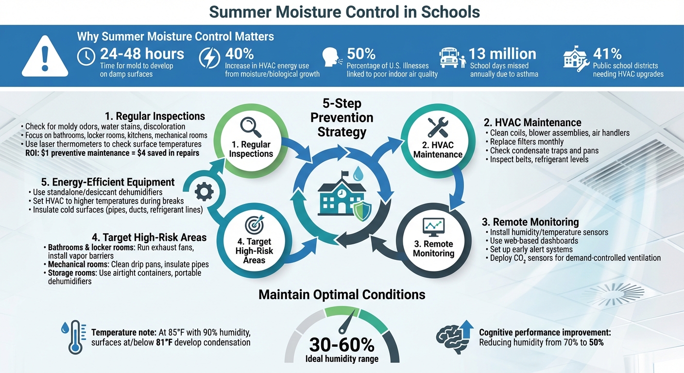 Summer School Moisture Control: Prevention Steps and Best Practices