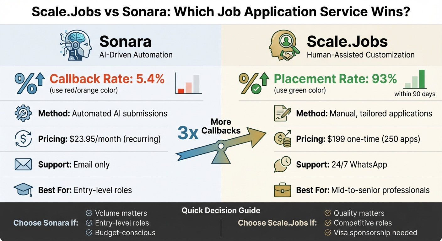 Scale.Jobs vs Sonara: Feature Comparison and Success Rates