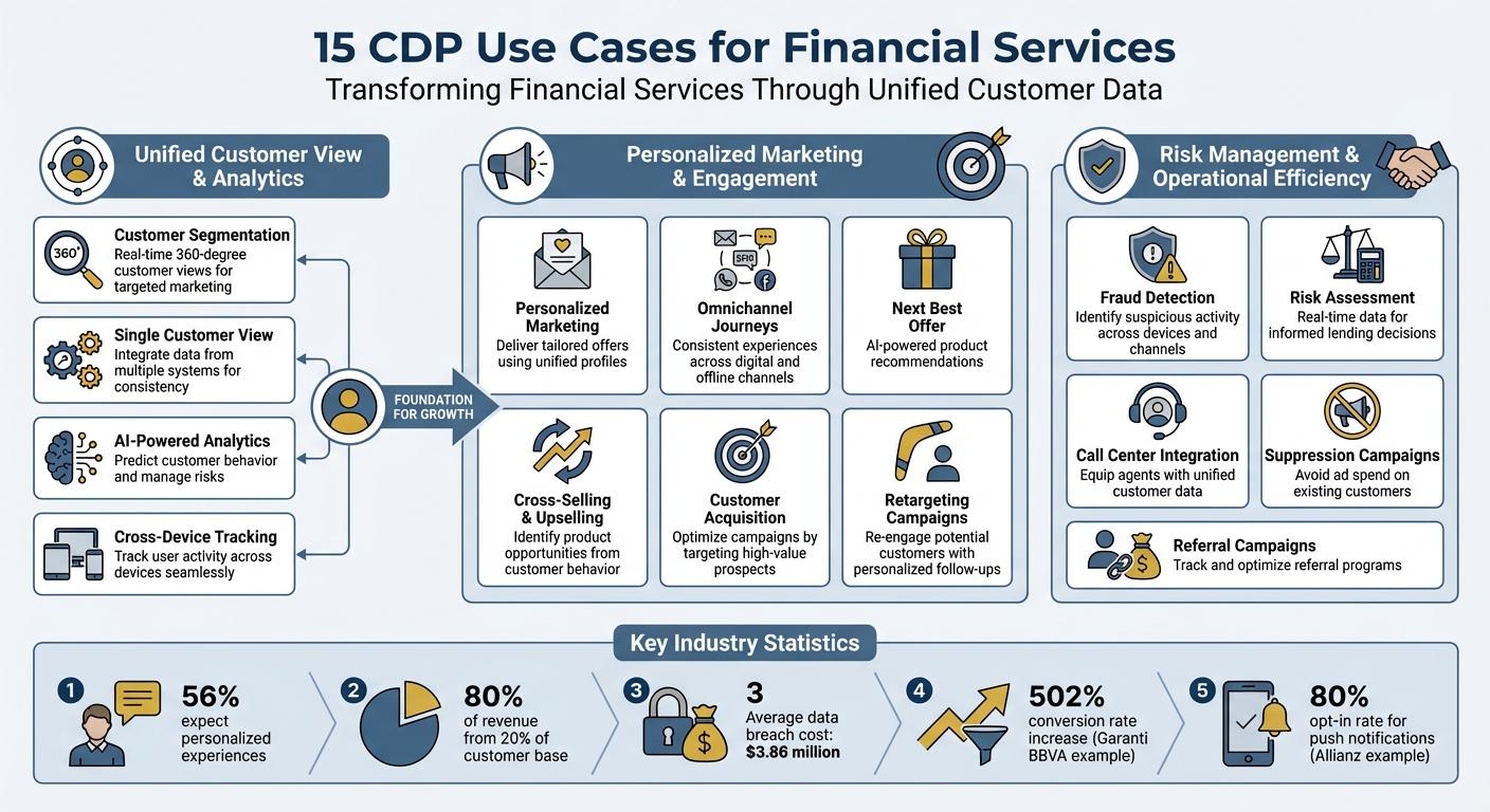 15 CDP Use Cases for Financial Services: Key Applications and Benefits