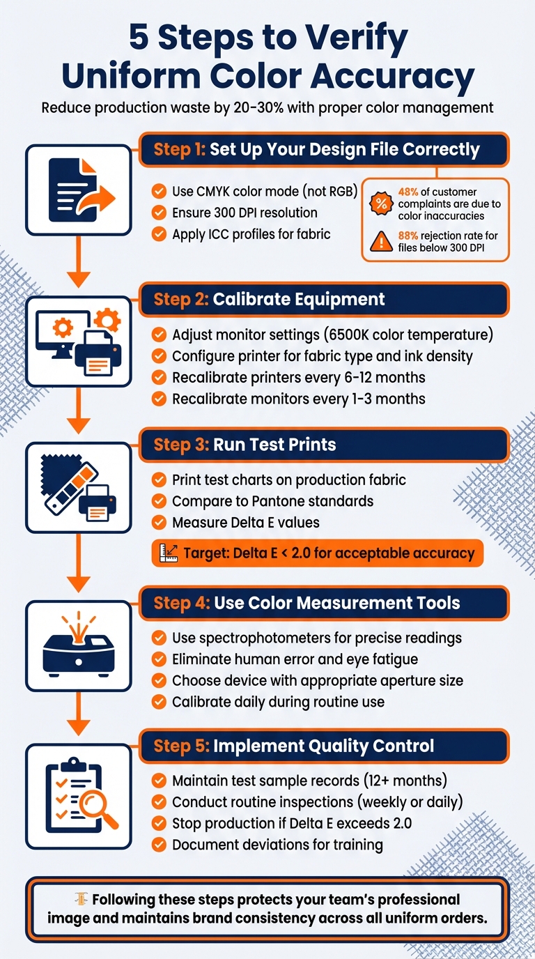 5-Step Process for Verifying Uniform Color Accuracy