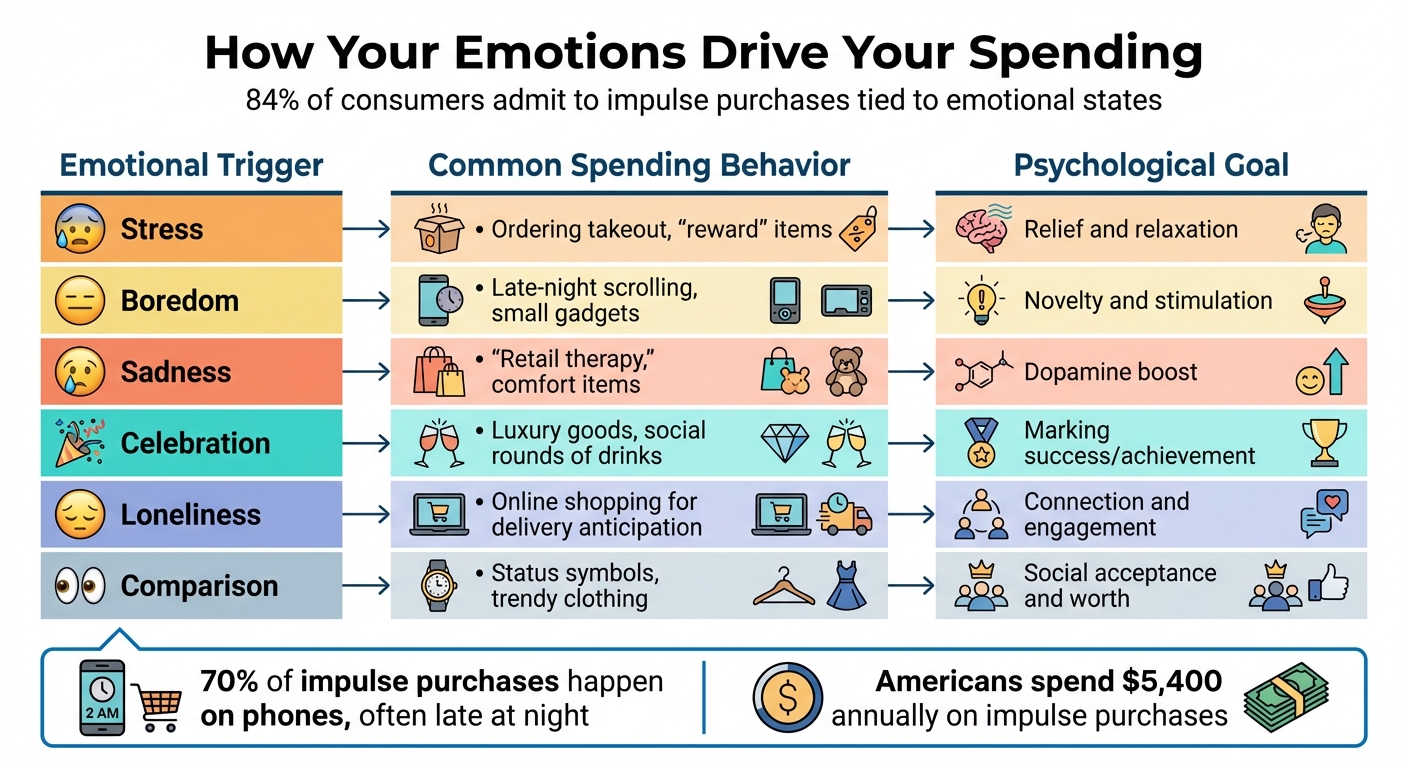 How Different Emotions Trigger Specific Spending Behaviors