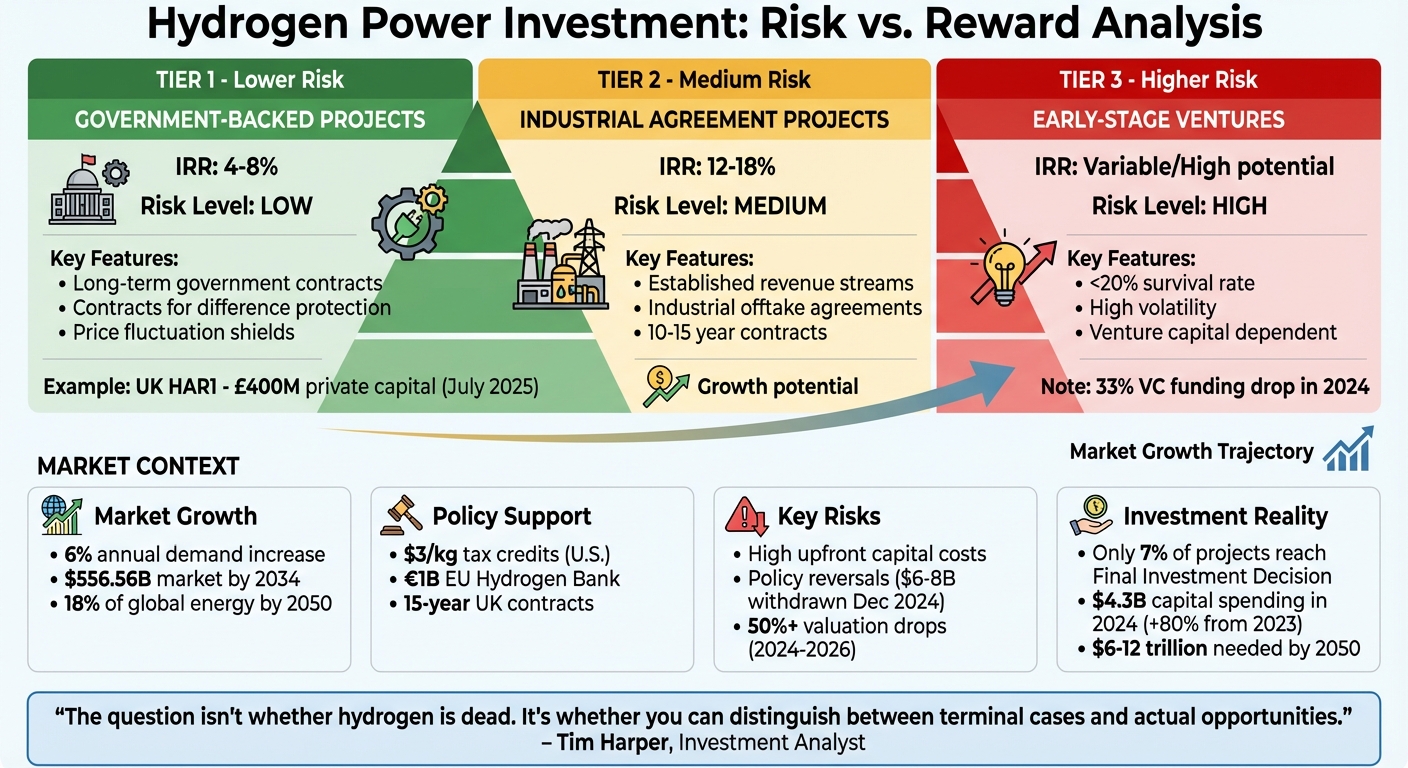 Hydrogen Power Investment Risk-Reward Analysis by Project Tier