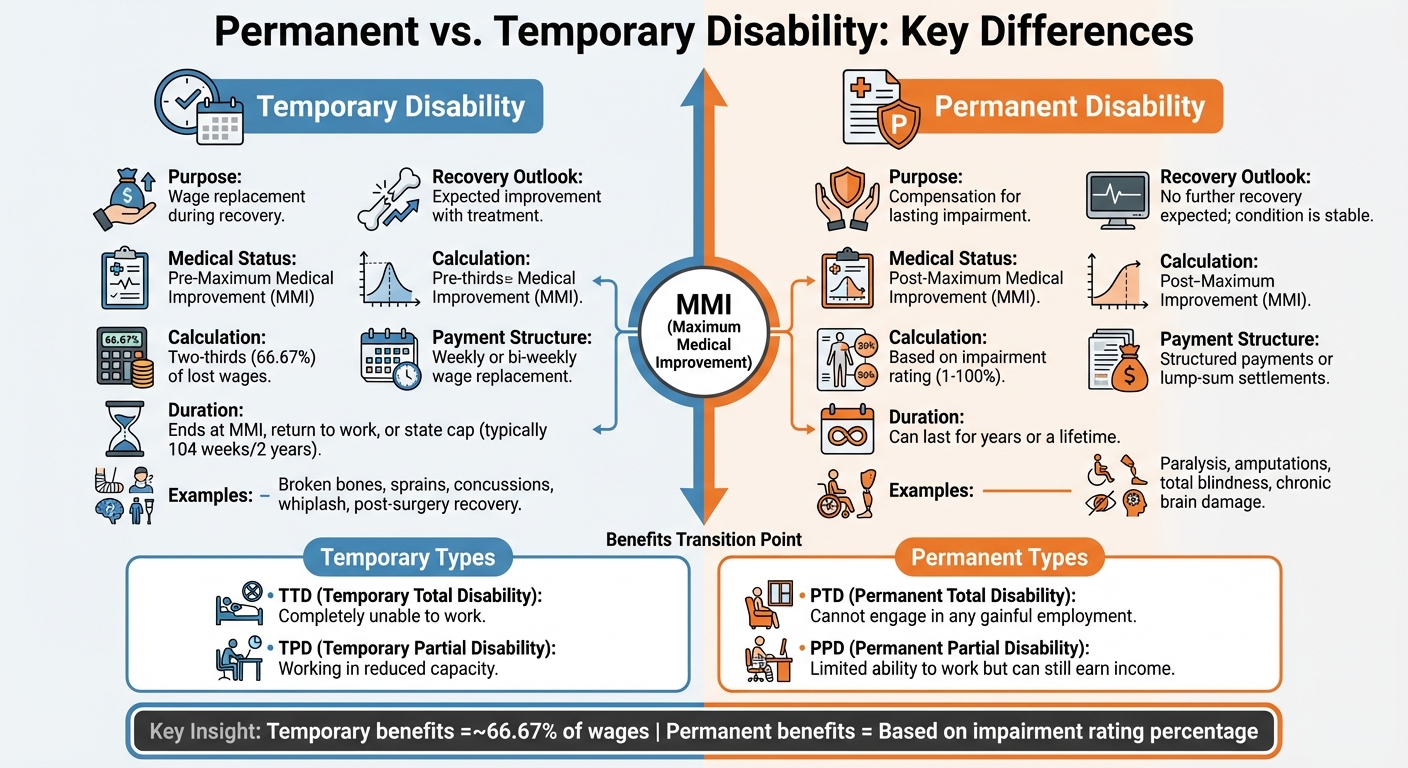Permanent vs Temporary Disability: Key Differences and Benefits Comparison