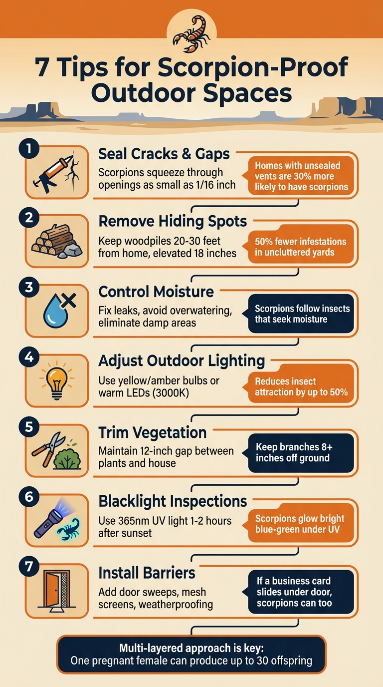 7 Essential Tips to Scorpion-Proof Your Outdoor Spaces