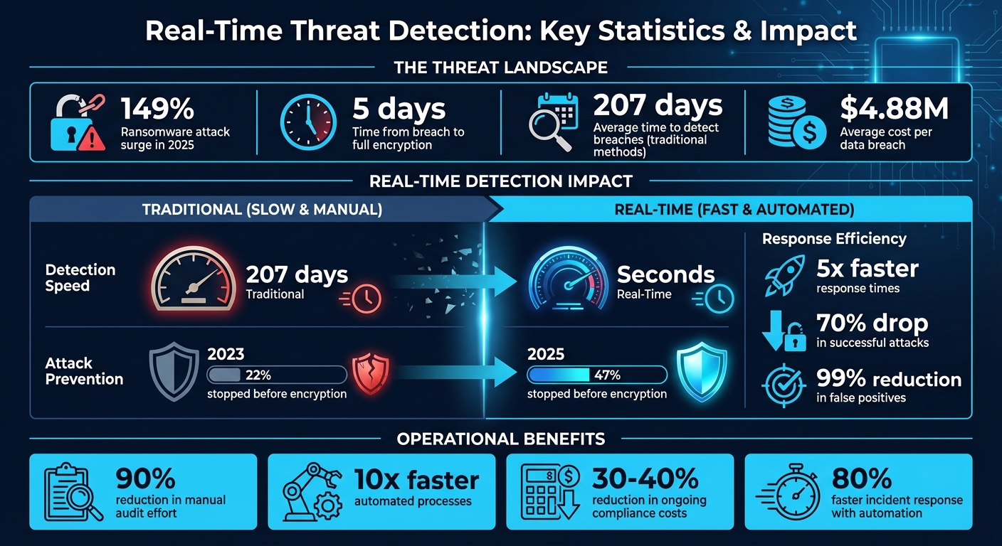 Real-Time Threat Detection Impact: Key Statistics and Benefits