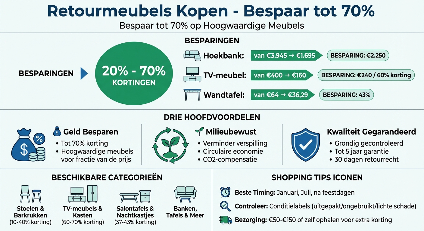 Retourmeubels Besparingen en Voordelen Overzicht