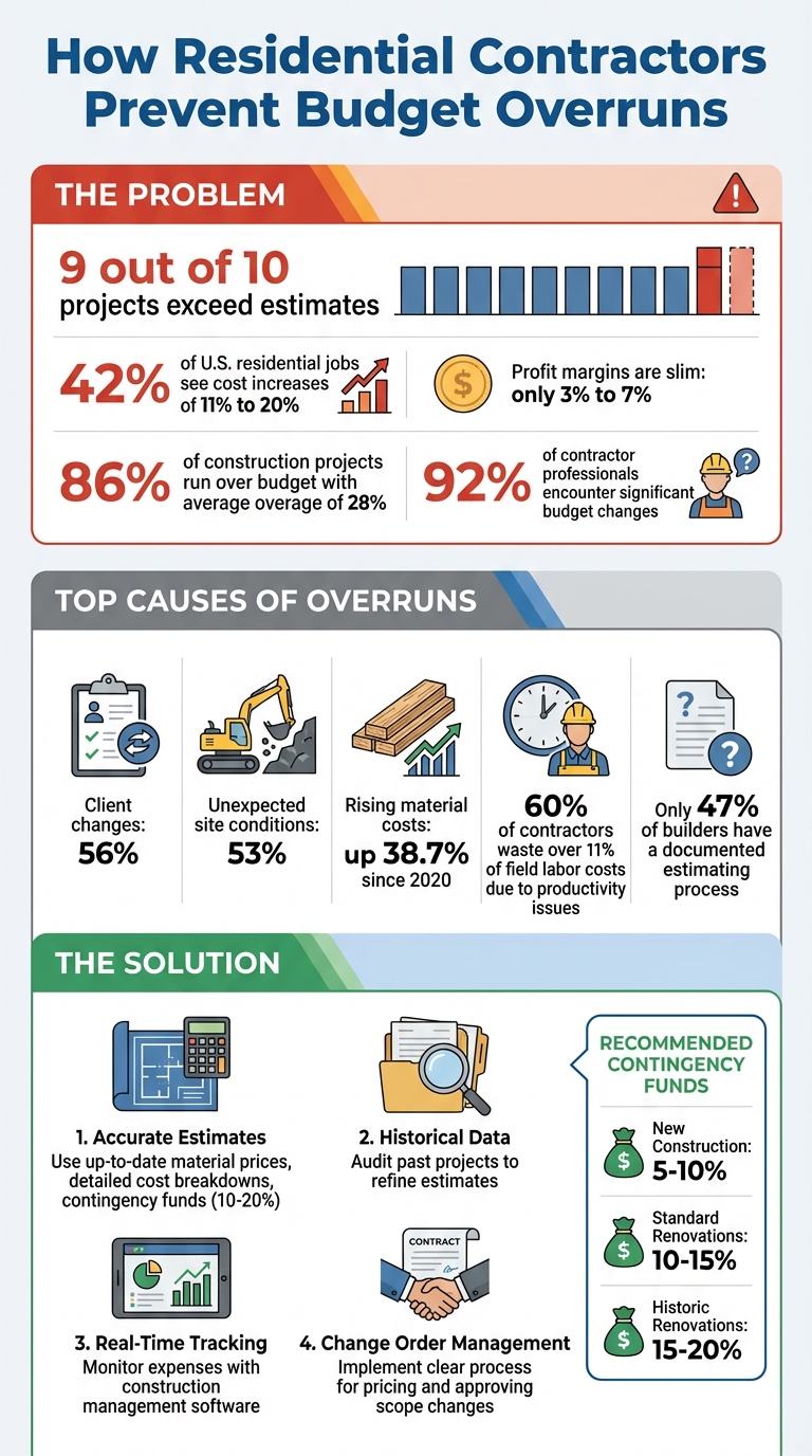 Construction Budget Overrun Statistics and Prevention Strategies