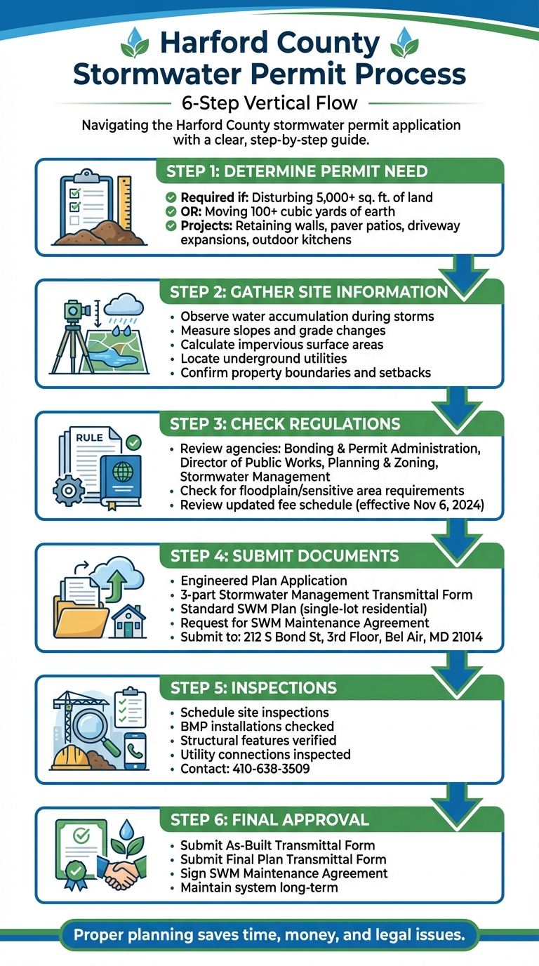 Harford County Stormwater Permit Application Process: 6-Step Guide