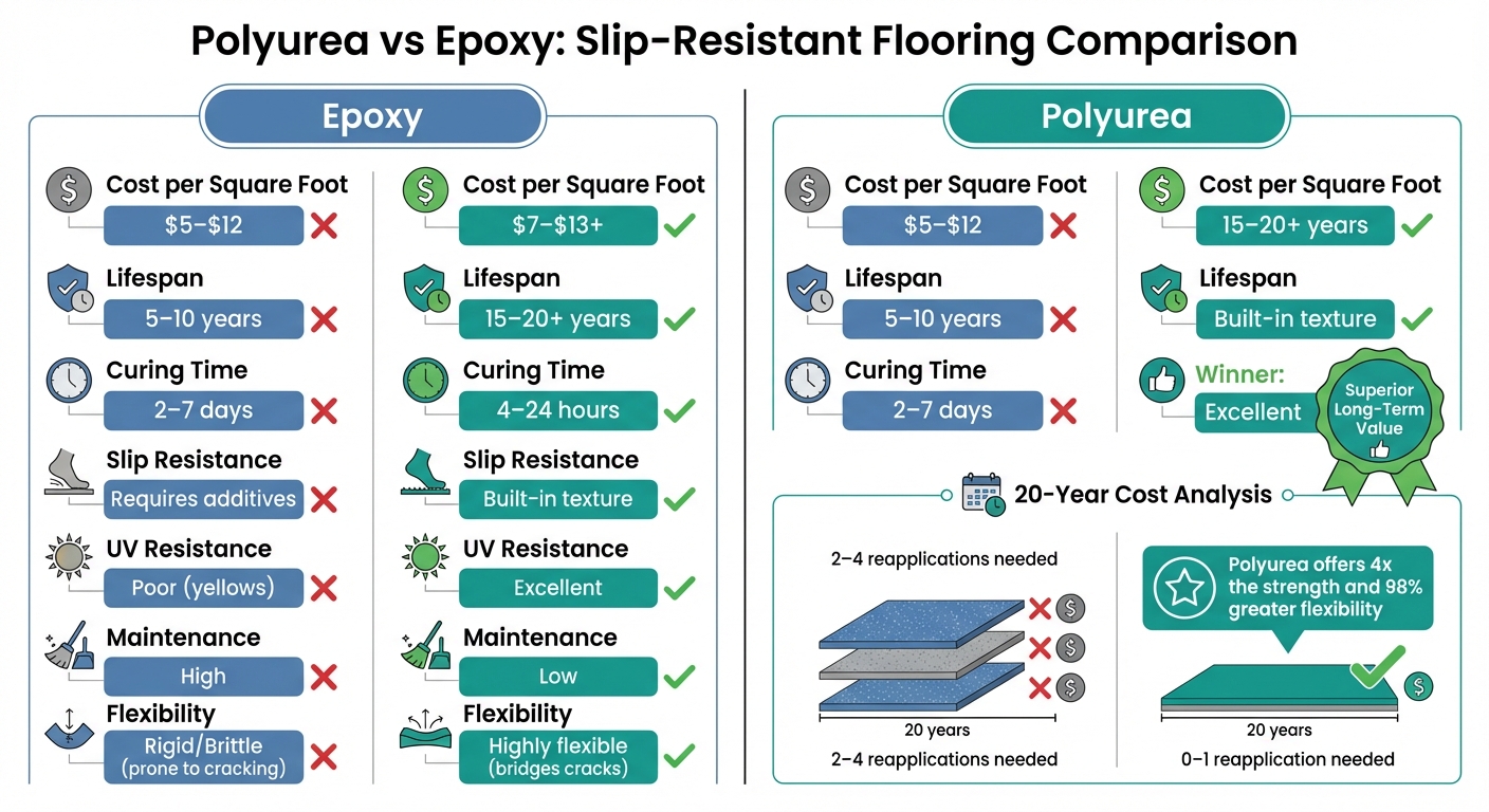 Polyurea vs Epoxy Flooring Cost Comparison Chart