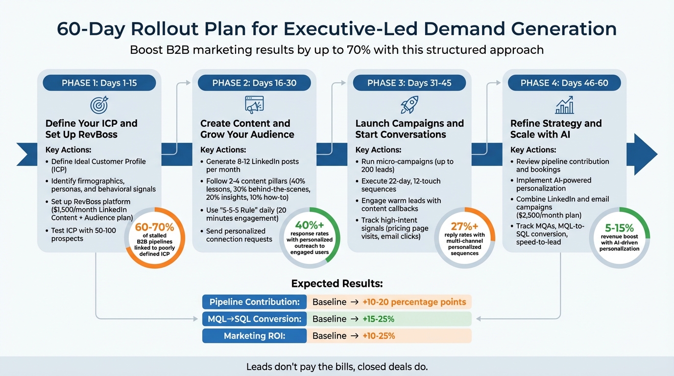 60-Day Executive-Led Demand Generation Rollout Plan
