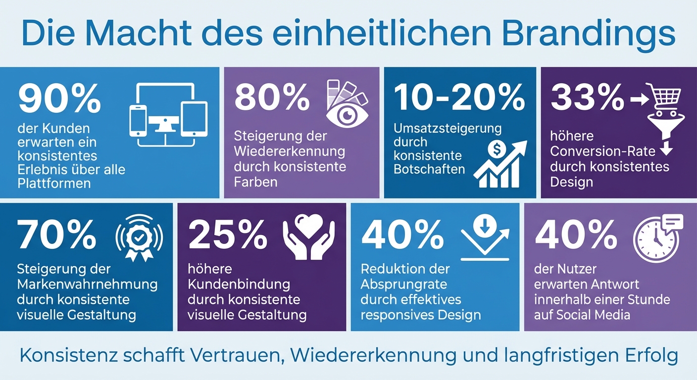 Einheitliches Branding: Statistiken zu Wiedererkennung, Umsatz und Conversion-Rate