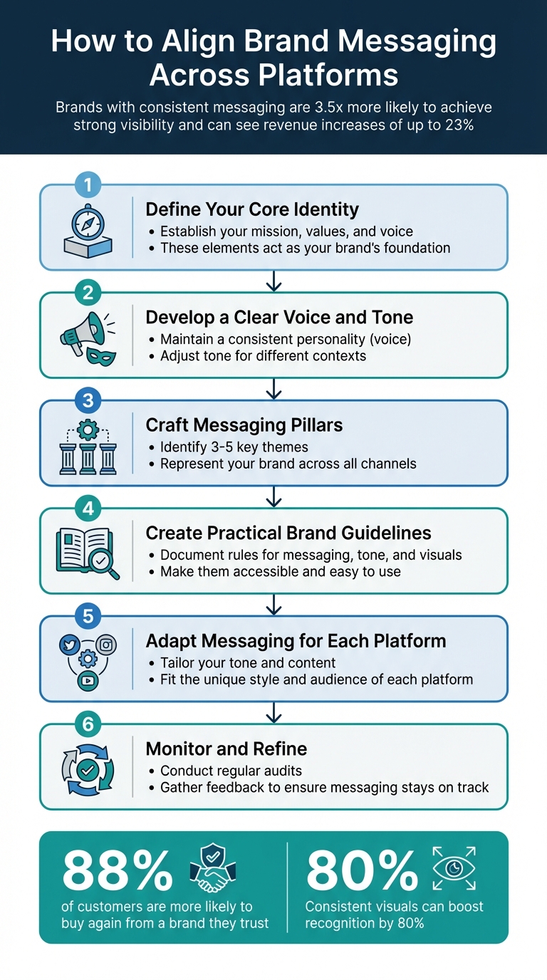 6 Steps to Align Brand Messaging Across Platforms