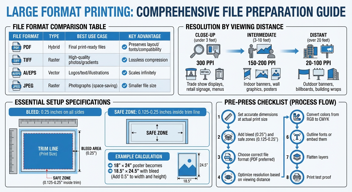 Large Format Printing File Preparation Guide: Formats, Resolution, and Viewing Distance