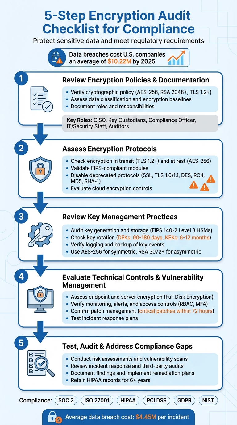5-Step Encryption Audit Checklist for Compliance