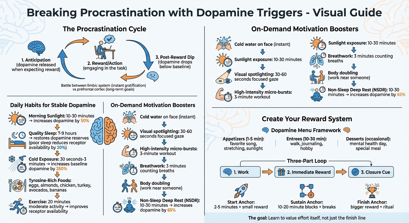 How to Beat Procrastination Using Dopamine: Daily Habits and Quick Reset Methods