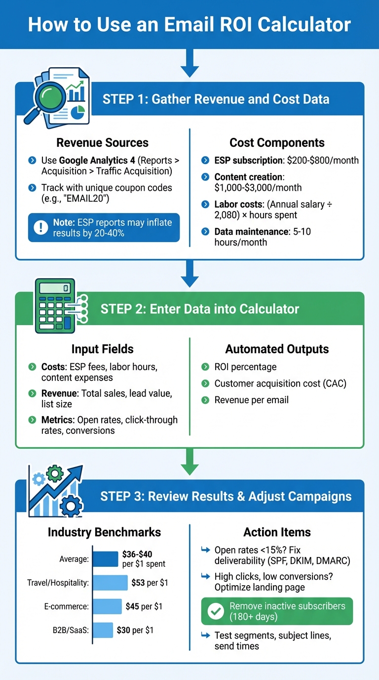 How to Calculate Email Marketing ROI in 3 Steps