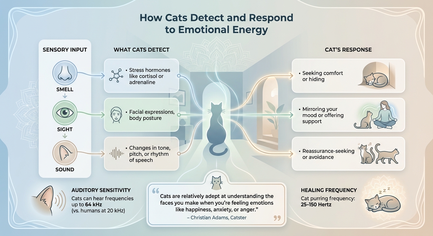 How Cats Detect and Respond to Emotional Energy in Your Home