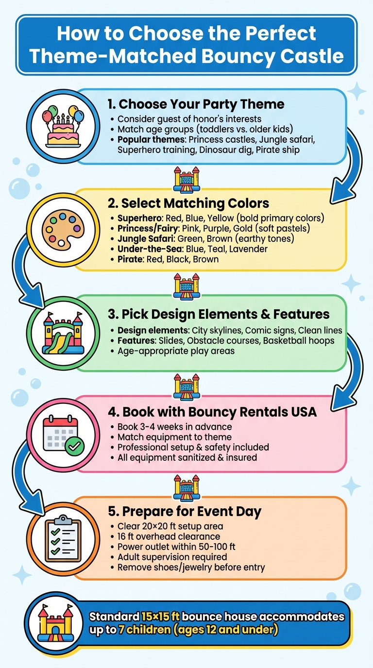 5-Step Guide to Choosing Theme-Matched Bouncy Castles for Parties