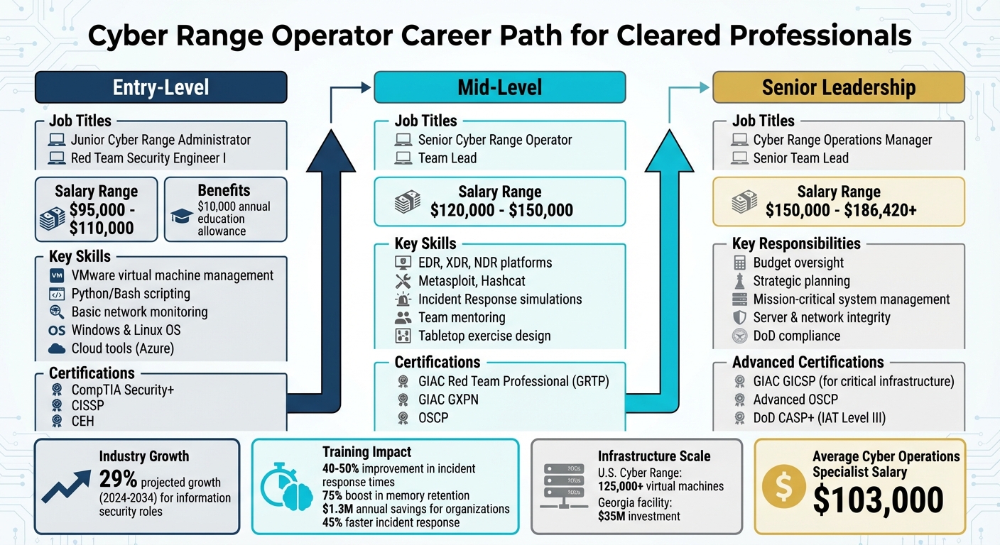 Cyber Range Operator Career Path: Roles, Salaries, and Certifications