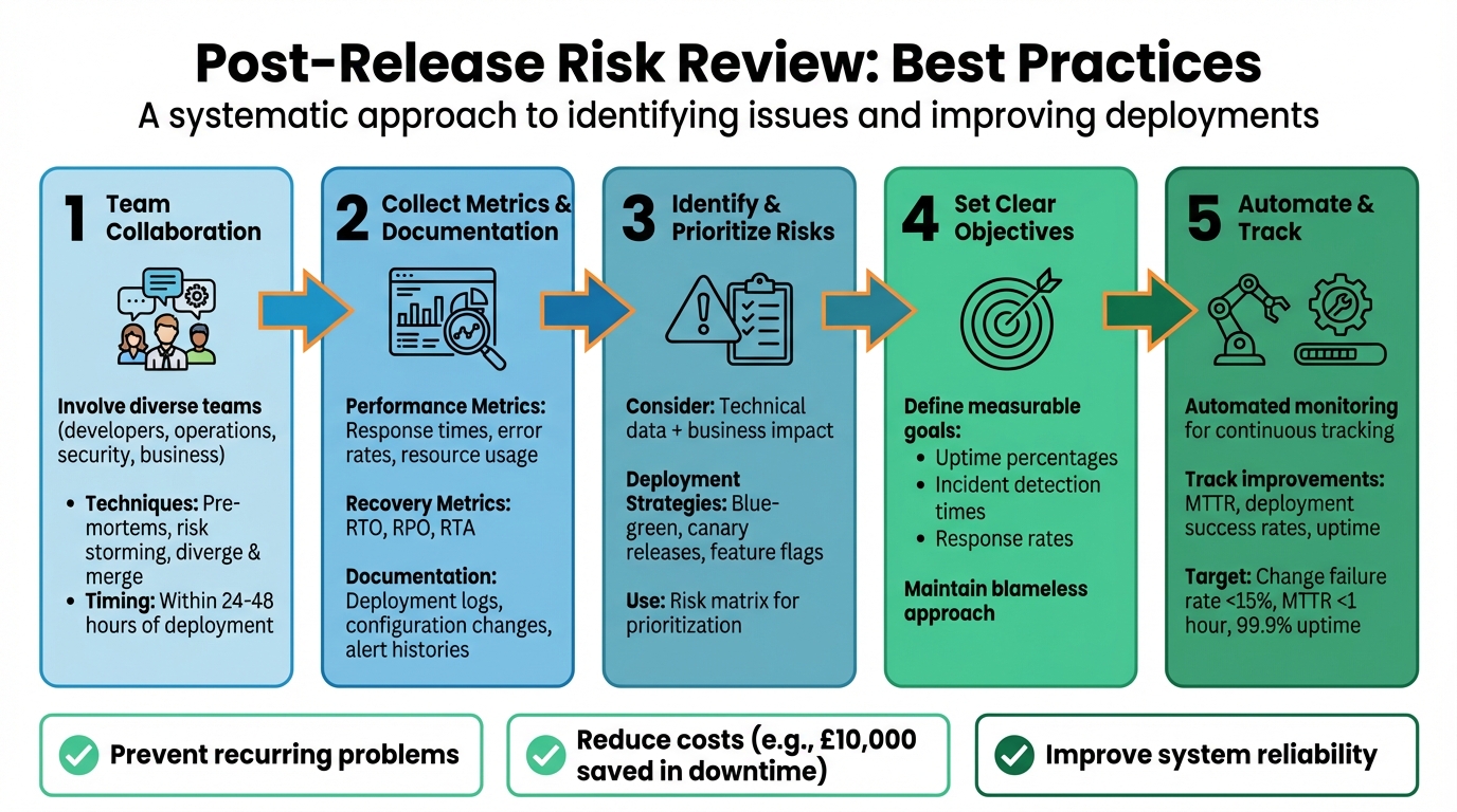 Post-Release Risk Review Process: 5 Essential Steps for DevOps Teams