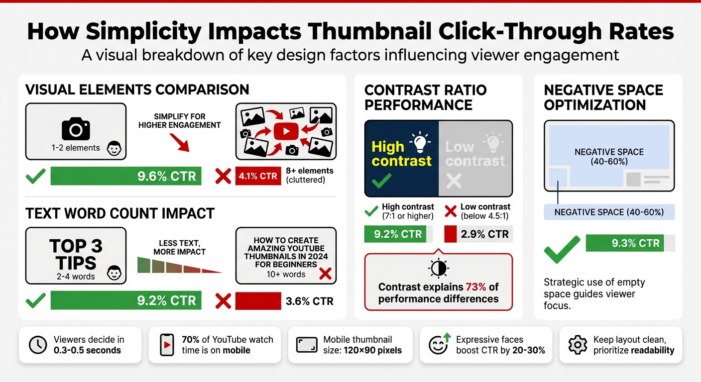YouTube Thumbnail Simplicity vs Click-Through Rate Statistics