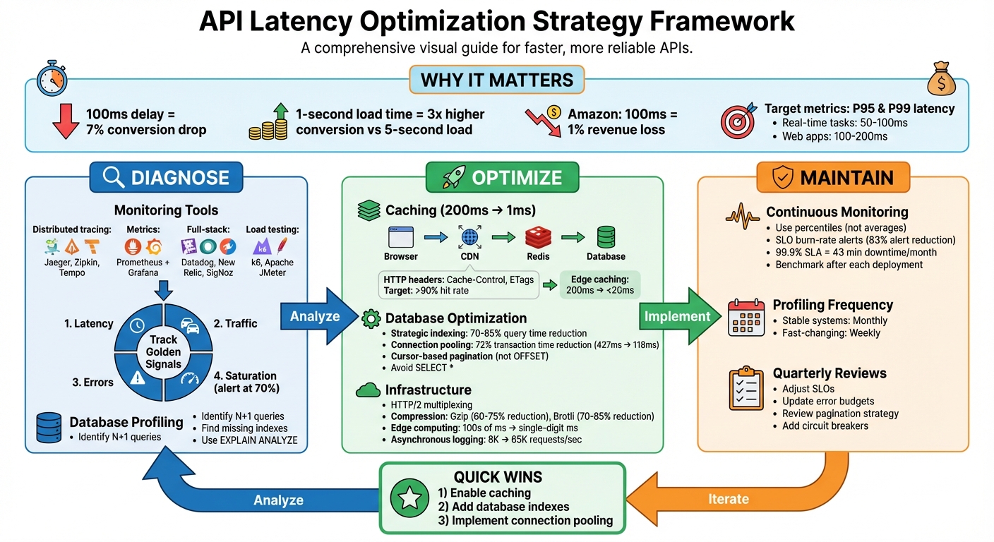 API Latency Optimization: Complete Strategy Framework