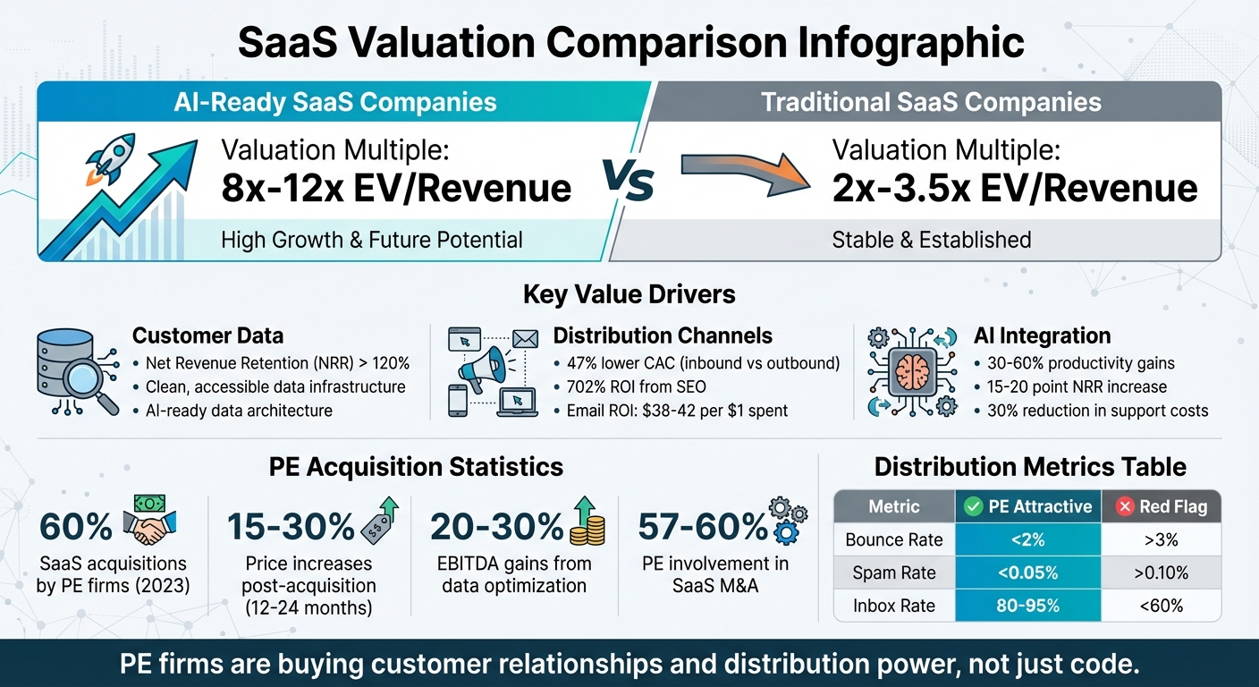 SaaS Valuation Multiples: AI-Ready vs Traditional Companies