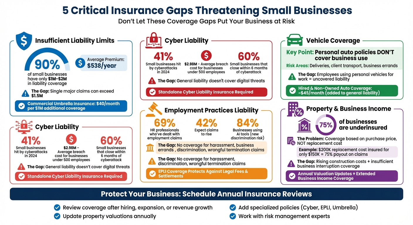 5 Critical Insurance Gaps Facing Small Businesses: Statistics and Coverage Solutions