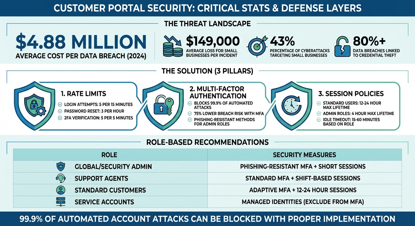 Customer Portal Security: Key Statistics and Implementation Guidelines