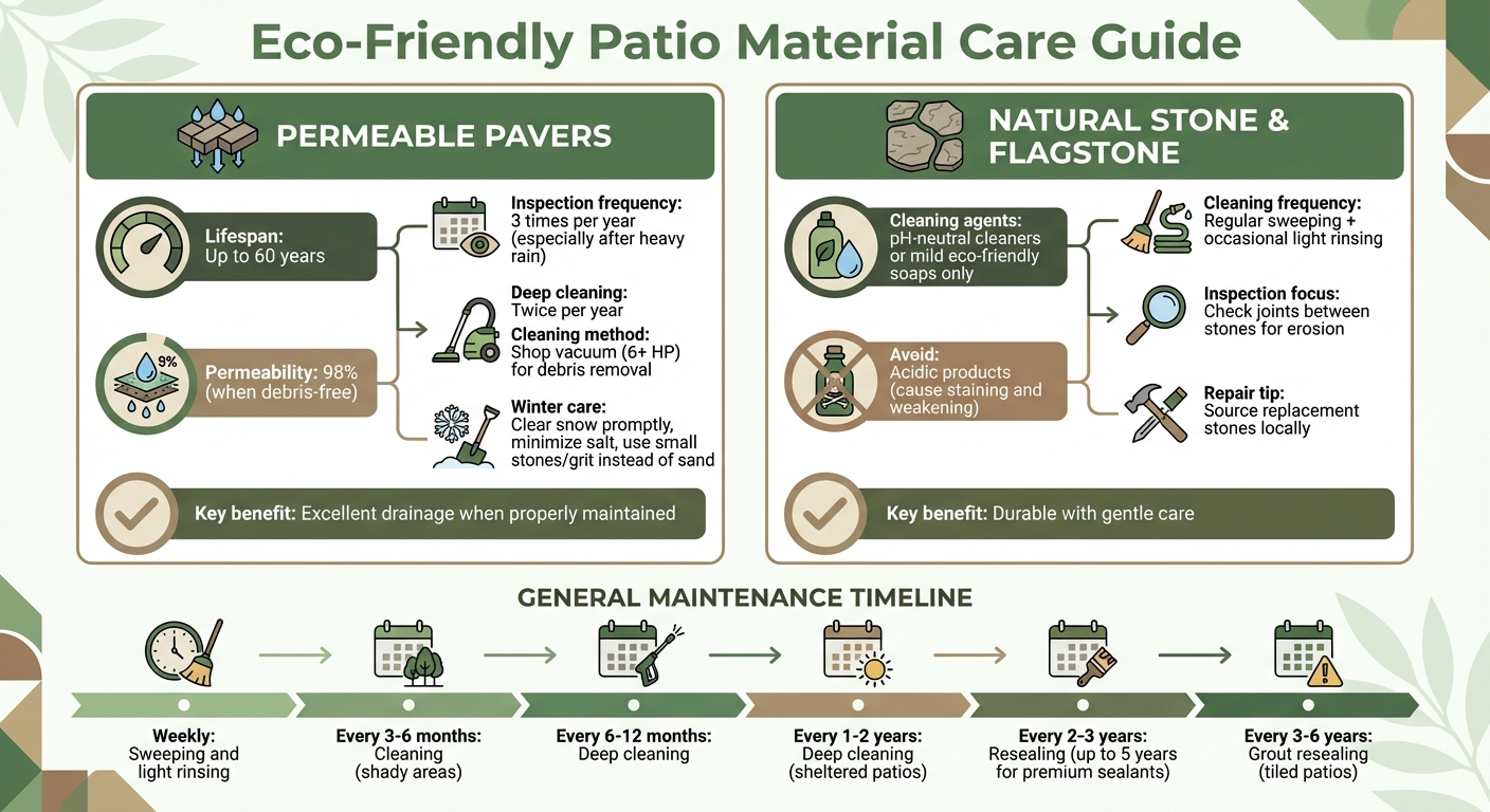 Eco-Friendly Patio Material Maintenance Guide and Care Schedule