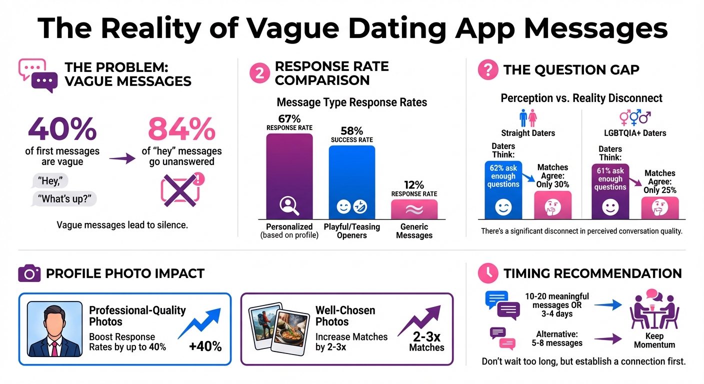 Dating App Message Response Statistics and Success Rates