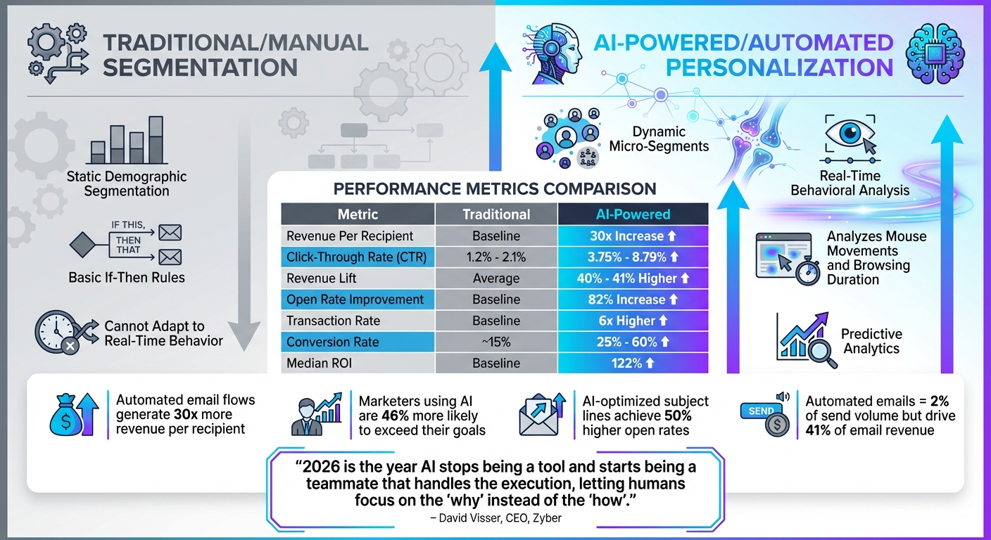 AI vs Traditional Email Marketing Performance Comparison