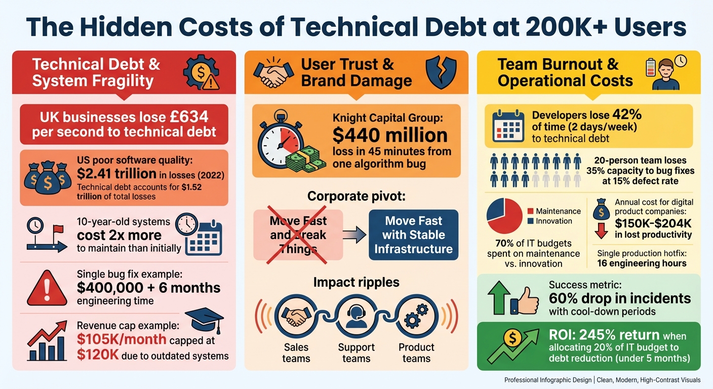 The True Cost of Technical Debt at Scale: Key Statistics and Impact Areas
