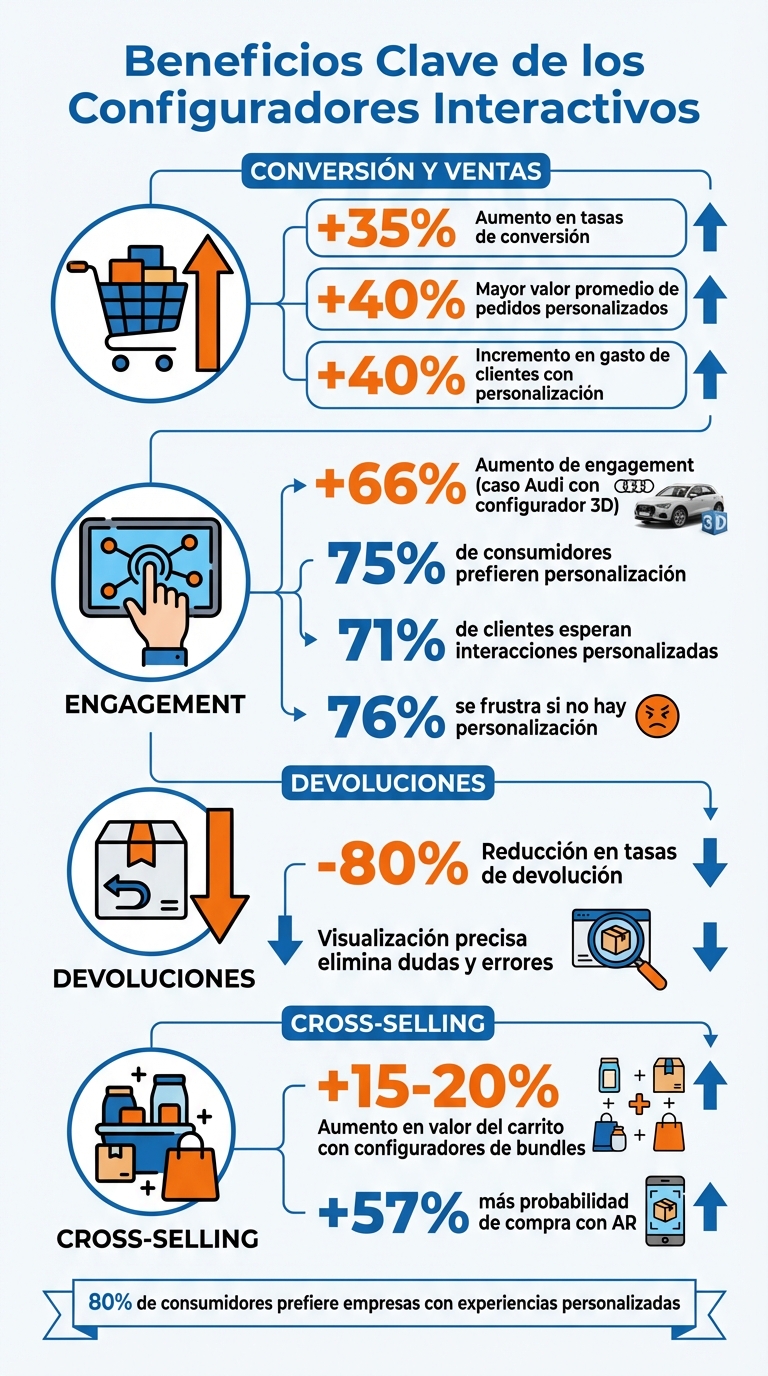 Impacto de los configuradores en conversión y engagement del e-commerce