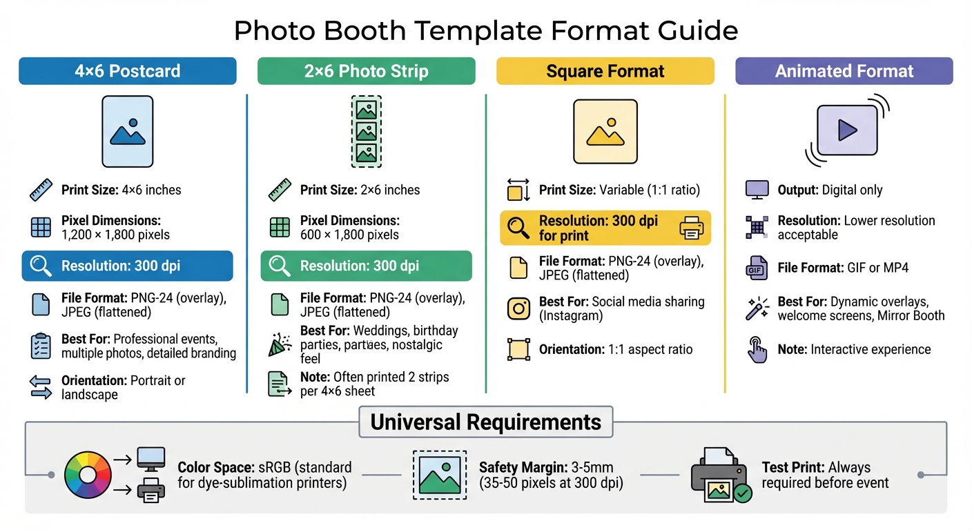 Photo Booth Example Layout Custom Photo Booth Templates for Events: Guide - Foto ATM