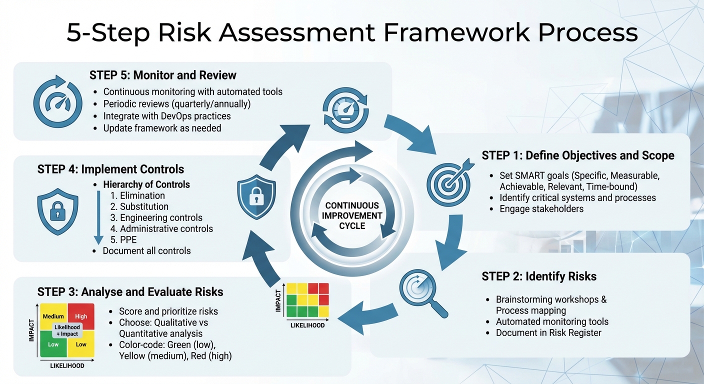 5-Step Risk Assessment Framework Implementation Process