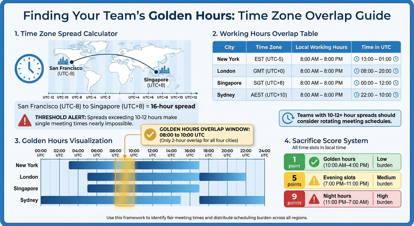 Time Zone Overlap Calculator: Finding Golden Hours for Global Remote Teams