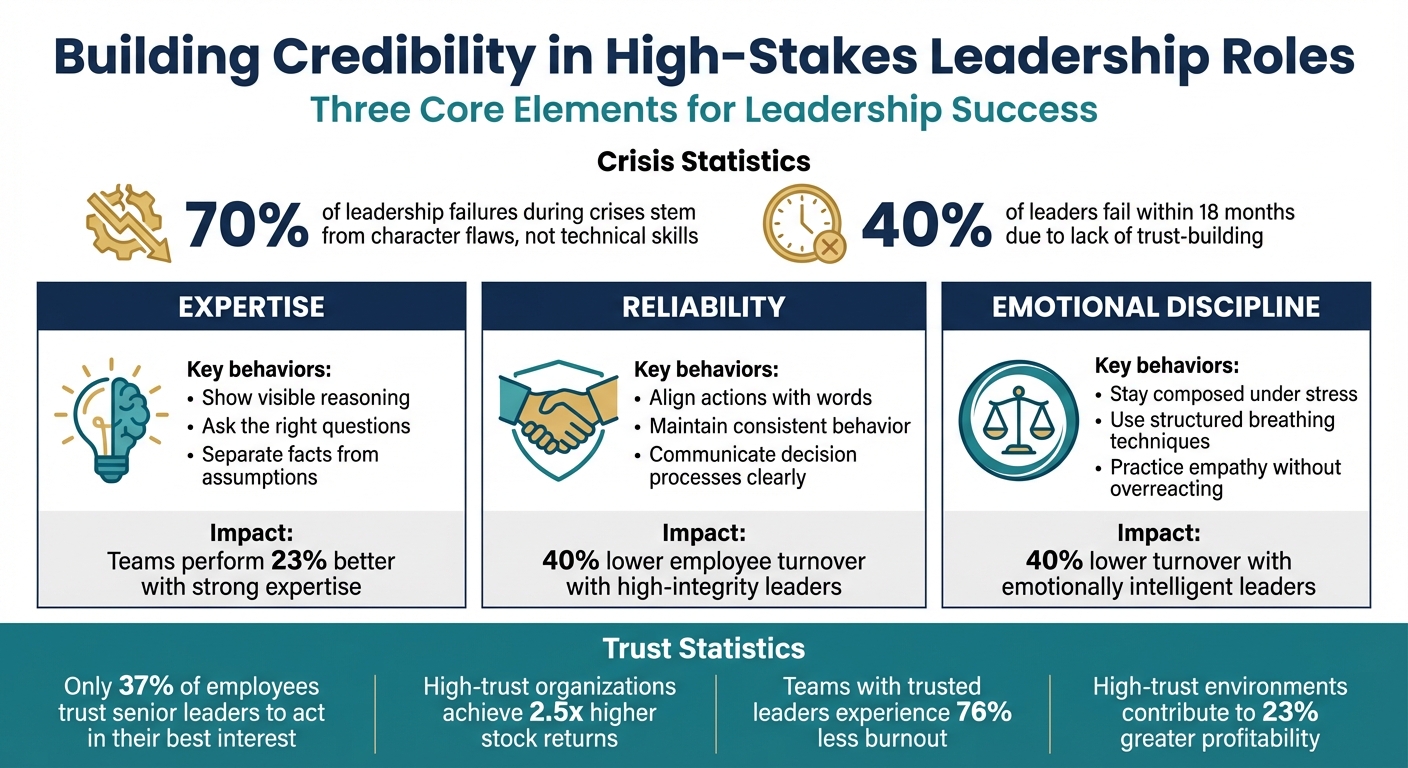 Building Leadership Credibility: Key Statistics and Three Core Elements