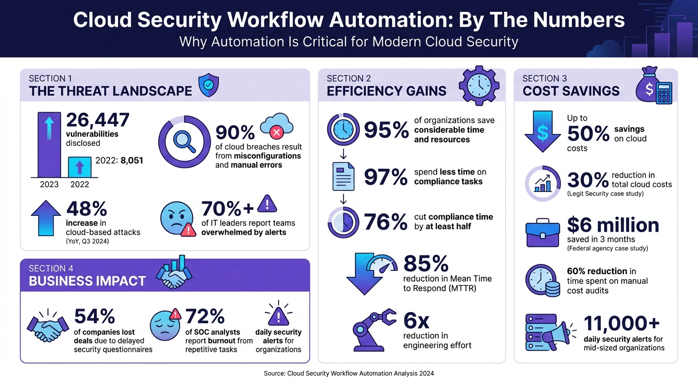 Cloud Security Workflow Automation: Key Benefits and Impact Statistics