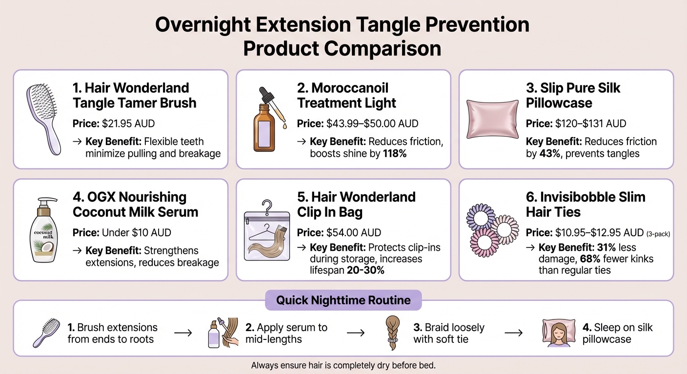 6 Essential Products to Prevent Extension Tangles Overnight - Price and Benefits Comparison