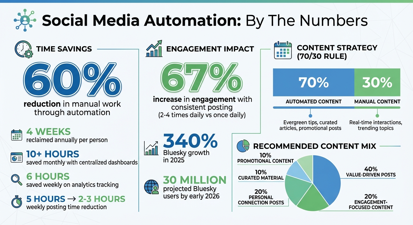 Social Media Automation Benefits: Time Savings and Engagement Statistics