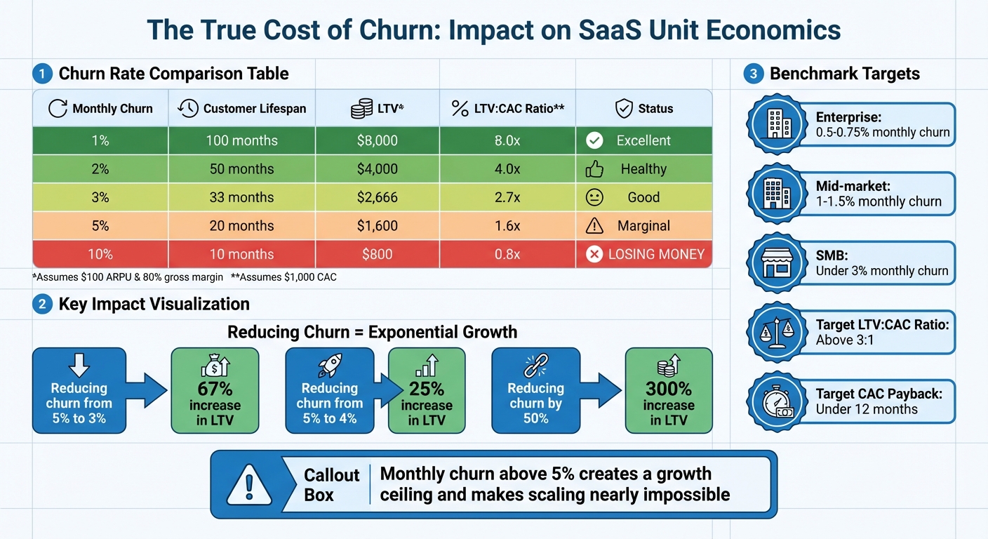 How Churn Rate Impacts SaaS Customer Lifetime Value and Profitability