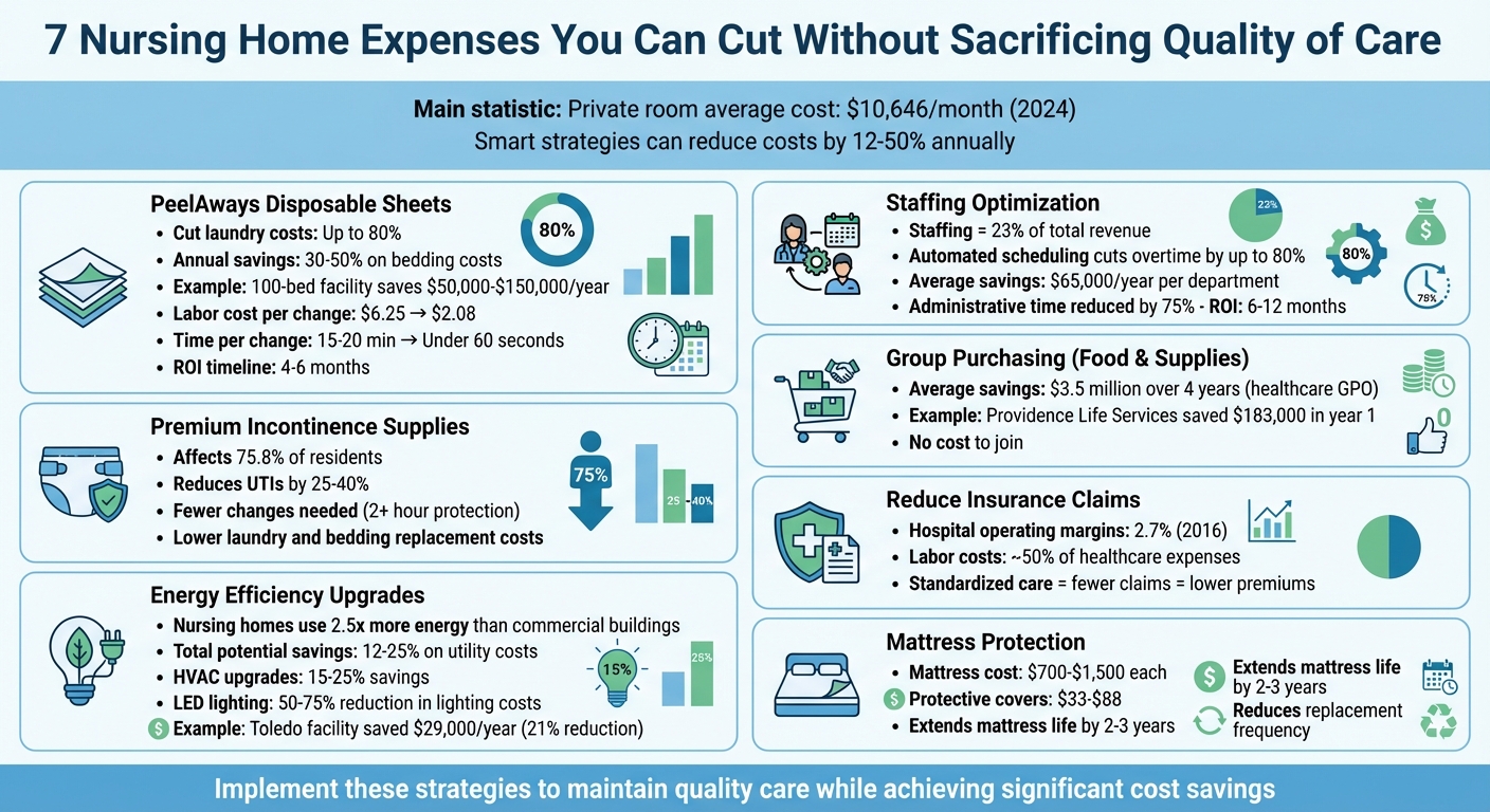 7 Cost-Cutting Strategies for Nursing Homes: Potential Savings Breakdown