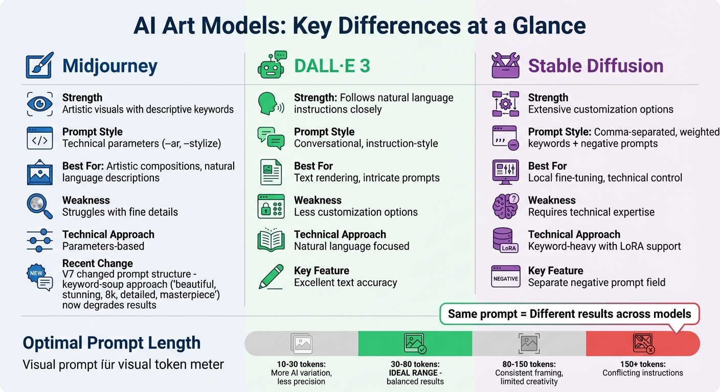Midjourney vs DALL·E vs Stable Diffusion: AI Art Model Comparison