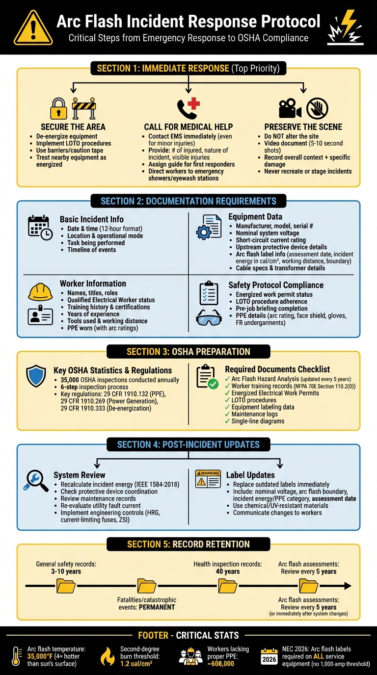 Arc Flash Incident Response: Critical Steps and Documentation Requirements