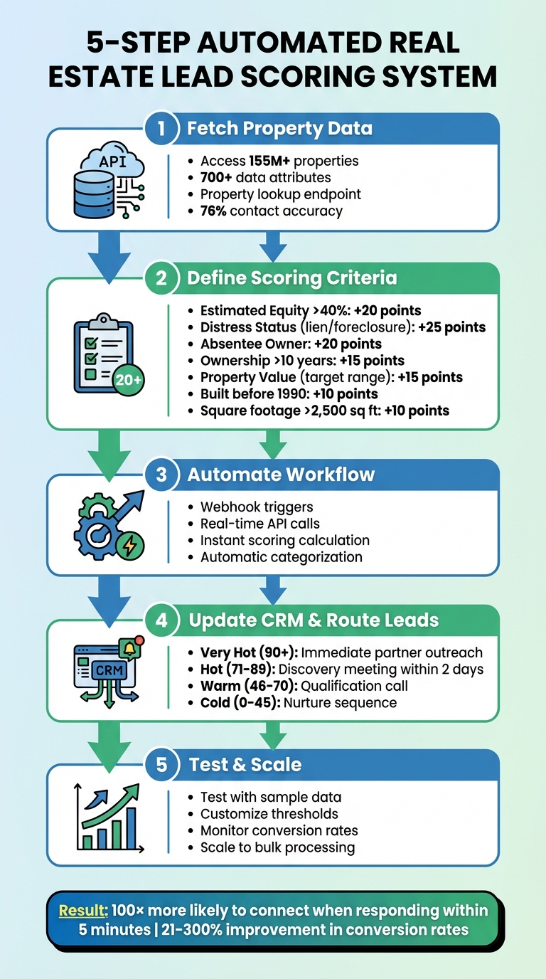 5-Step Automated Lead Scoring System Using BatchData API