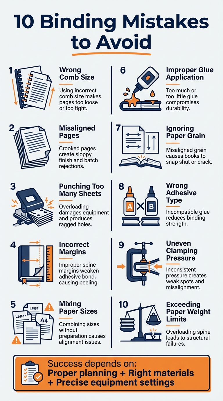 10 Common Binding Mistakes to Avoid for Professional Print Quality
