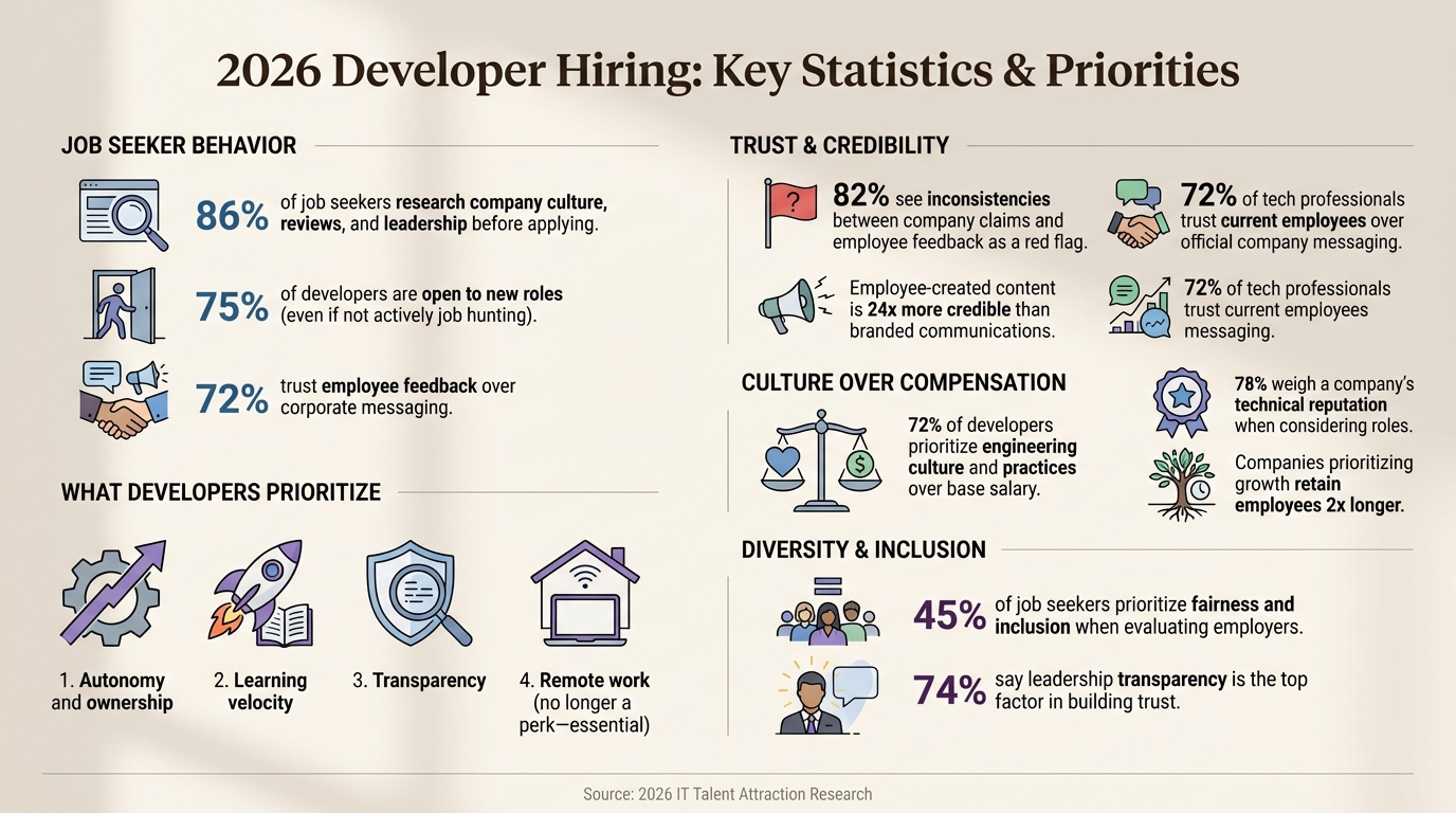 2026 Developer Hiring Statistics and Priorities