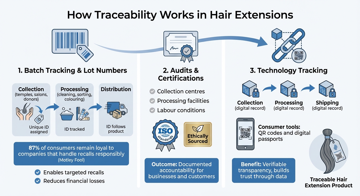 How Hair Extension Traceability Works: From Donor to Consumer