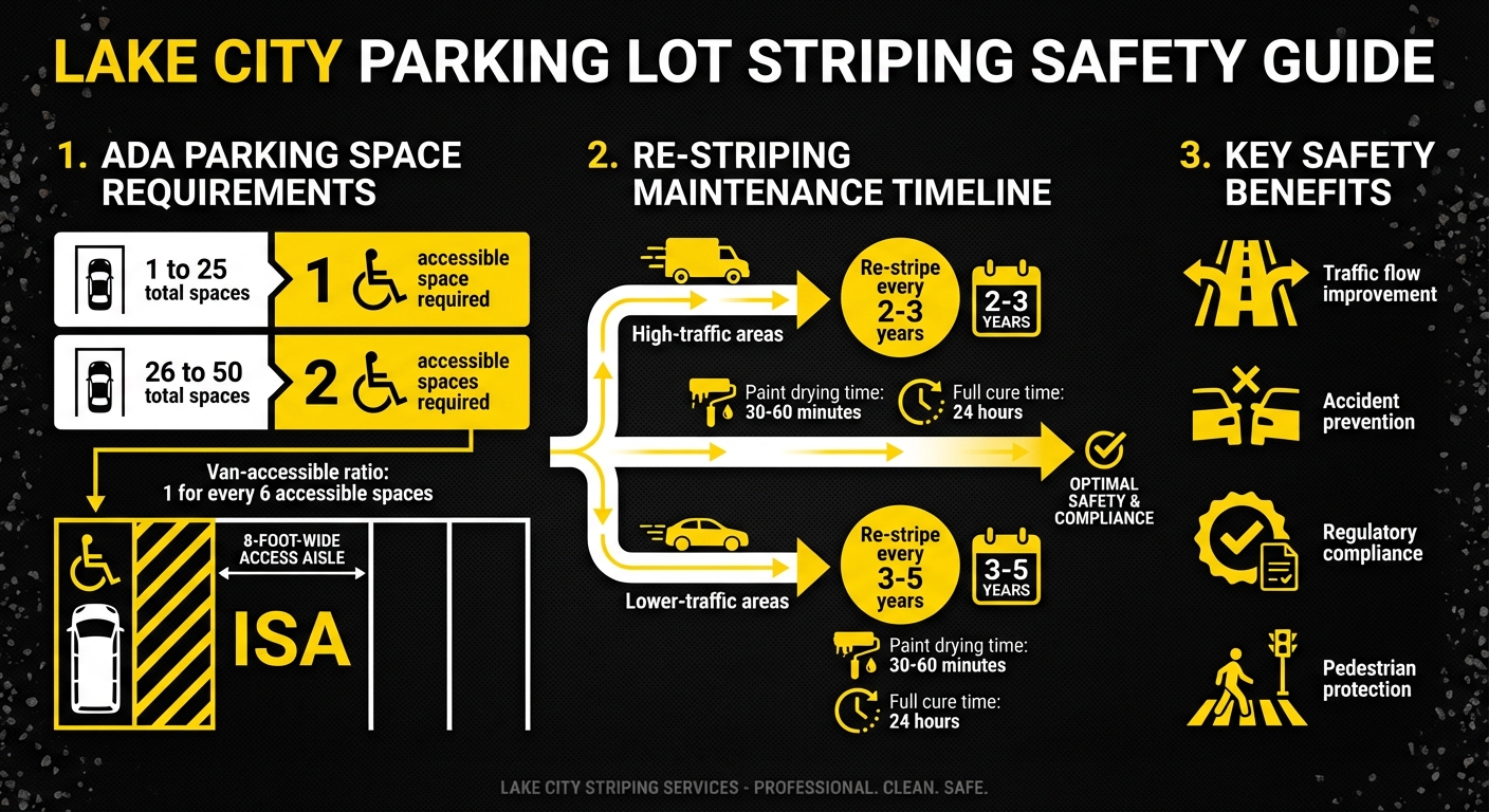 ADA Parking Requirements and Striping Maintenance Schedule for Lake City